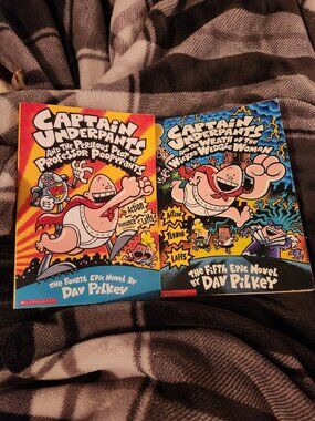 Captain Underpants Book 4 & 5 Book Lot